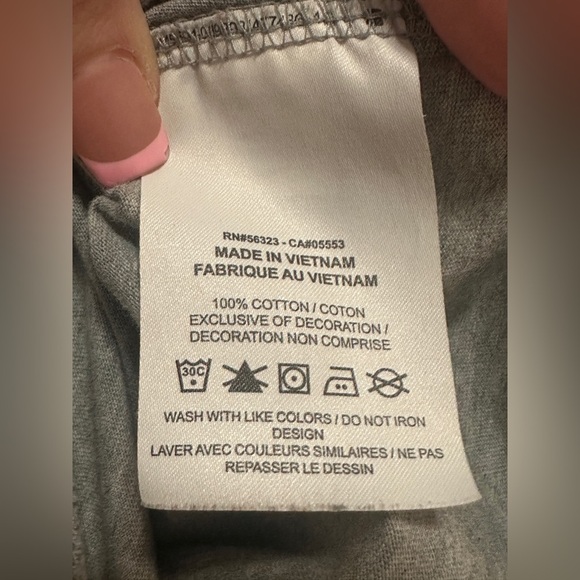 Nike Men's Gray Just Do It Box 
T-Shirt 100% Cotton Size Large Center Swoosh - Picture 5 of 5